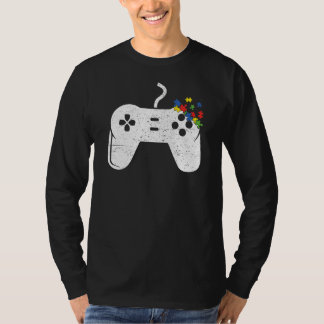 Camiseta Videojuego retro vintage Concienciación sobre auti