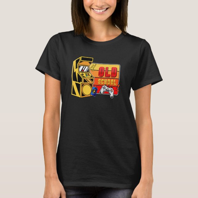Camiseta Videojuego retro vintage de 70's 80s 90s (Anverso)