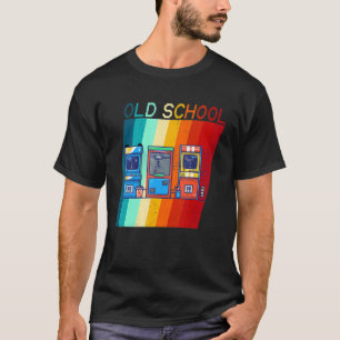 Camiseta Videojuego retro vintage de 70's 80s 90s Old Sc