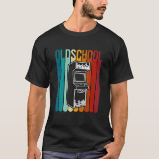 Camiseta Videojuego retro vintage de 70's 80s 90s Old Sc