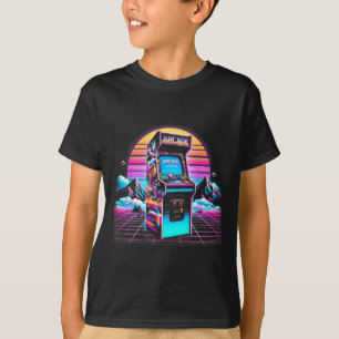 Camiseta Videojuego retro vintage de 70's 80s 90s Old Sc