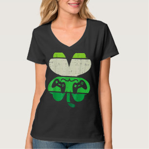 Camiseta Videojuego Shamrock Retro St Patricks Day Boys Men