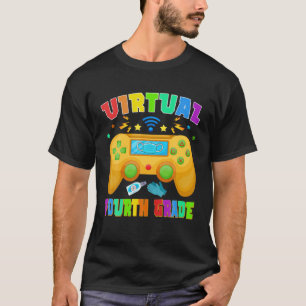 Camiseta Videojuego virtual de cuarto grado de vuelta al ca