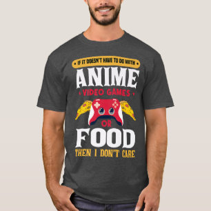 Camiseta Videojuegos animales o comida, entonces me importa