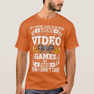 Camiseta Videojuegos animales o videojuegos de comida Premi