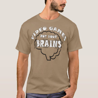Camiseta Videojuegos arrancar el cerebro 43