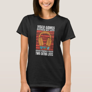 Camiseta Videojuegos arruinaron mi consola de video clásica