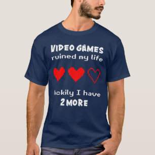 Camiseta Videojuegos arruinaron mi vida