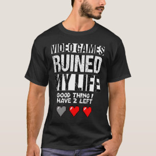 Camiseta Videojuegos arruinaron mi vida