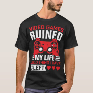 Camiseta Videojuegos arruinaron mi vida
