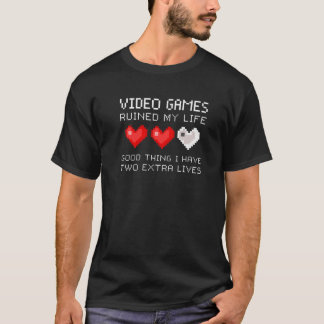 Camiseta Videojuegos arruinaron mi vida - Consola de video