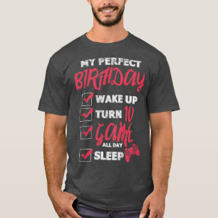 Camiseta Videojuegos de 10 años para niños