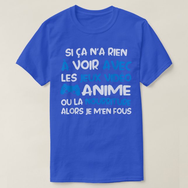 Camiseta Videojuegos de Anime  (Diseño del anverso)
