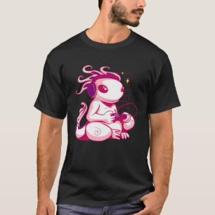 Camiseta videojuegos de axolotl