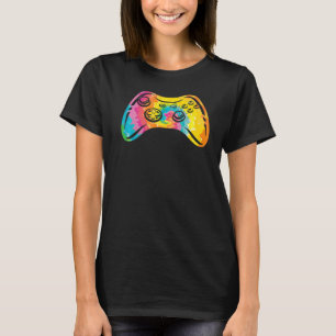 Camiseta Videojuegos de color con hippie de arcoiris trippy