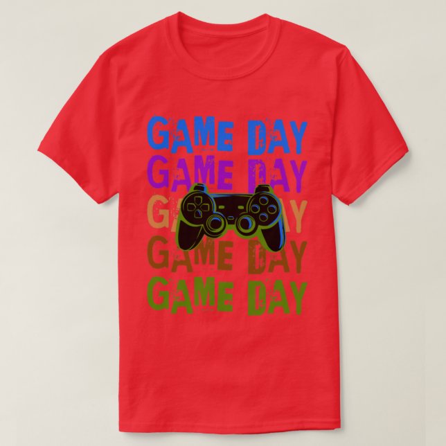 Camiseta Videojuegos de juegos (Diseño del anverso)