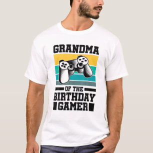 Camiseta Videojuegos De La Abuela Del Jugador De Cumpleaños