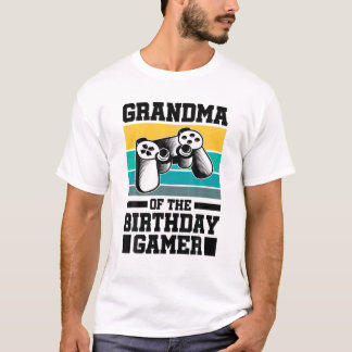 Camiseta Videojuegos De La Abuela Del Jugador De Cumpleaños