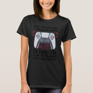 Camiseta Videojuegos De Vez En Cuando Y Después Abandono Mi