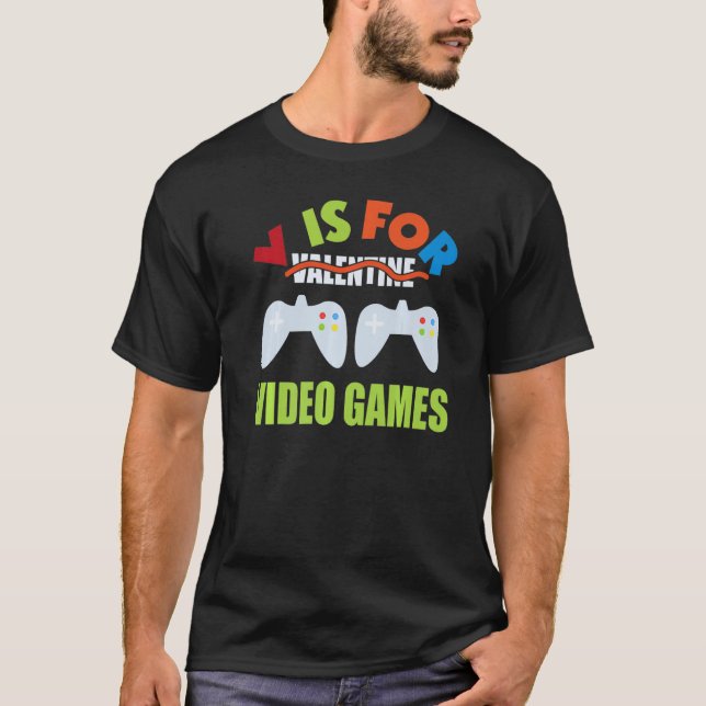Camiseta Videojuegos Día de San Valentín para niños (Anverso)