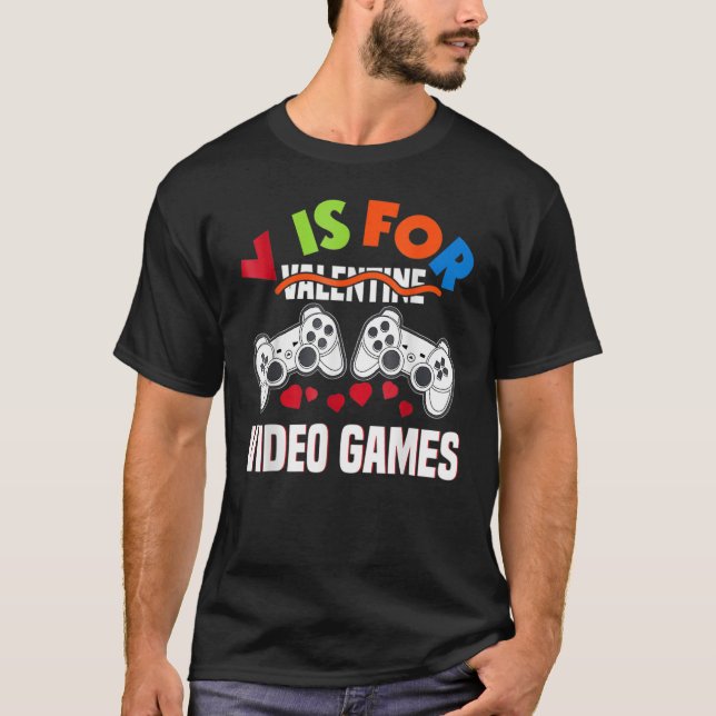 Camiseta Videojuegos Día de San Valentín para niños 2 (Anverso)