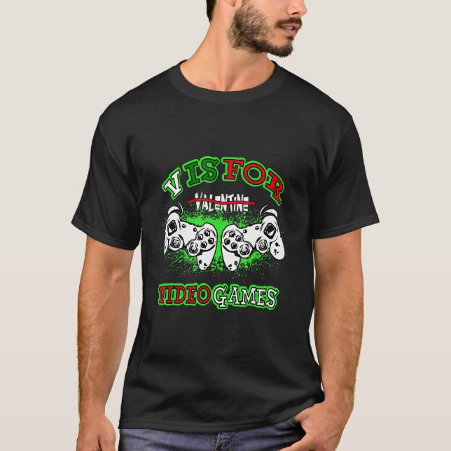 Camiseta Videojuegos Día de San Valentín para niños 3 (Anverso)