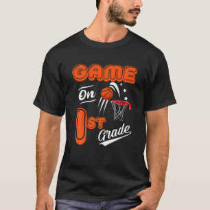 Camiseta Videojuegos divertidos 1er Grado Baloncesto Primer