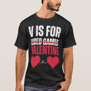 Camiseta Videojuegos divertidos para el día de San Valentín