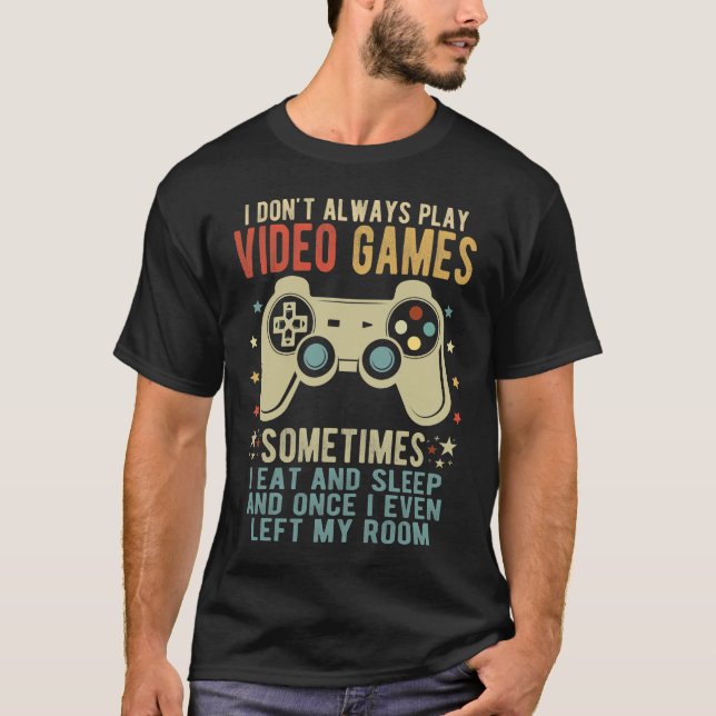 Camiseta Videojuegos divertidos Video Gamer Jaming Jugadore (Anverso)