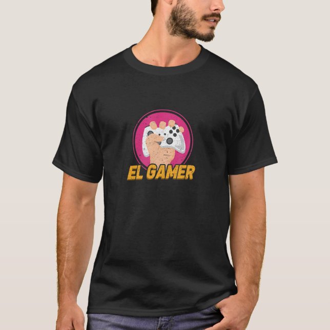 Camiseta Videojuegos El Gamepad Consol (Anverso)
