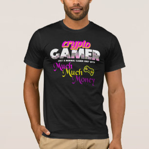 Camiseta Videojuegos Gaming Money Crypto Gamer