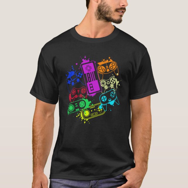 Camiseta Videojuegos Hombres Mujeres 5 (Anverso)