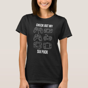 Camiseta Videojuegos Jugar Gaming Ver mi paquete de seis