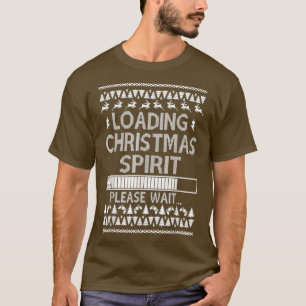 Camiseta Videojuegos Lover Cargando Navidades Espíritu Por