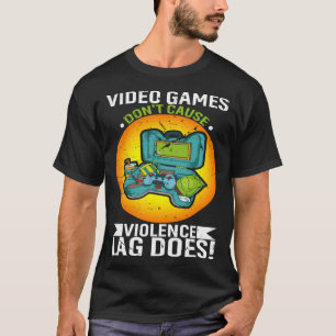 Camiseta Videojuegos no causan violencia El trabajo de vide