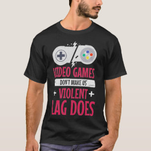 Camiseta Videojuegos no nos hacen regalos violentos por la 