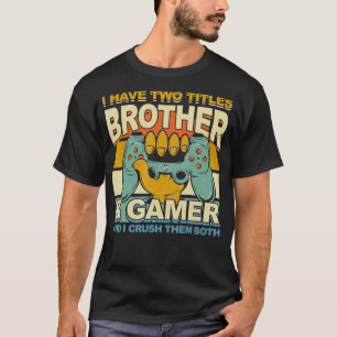 Camiseta Videojuegos Profesionales Jugadores Niños Gift Bro