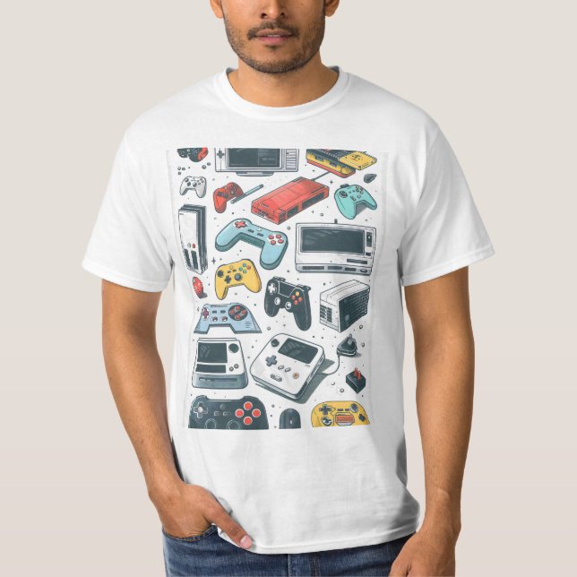 Camiseta Videojuegos retro (Anverso)