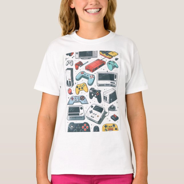 Camiseta Videojuegos retro (Anverso)