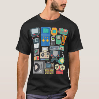 Camiseta Videojuegos Retro Vintage de los 80 y 90