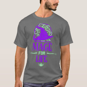 Camiseta Videojuegos Roleplayer RPG MMORPG Mage Gaming