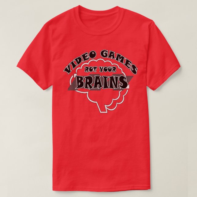 Camiseta Videojuegos Rot your Brains 45 (Diseño del anverso)