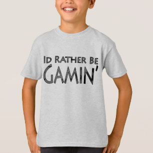 Camiseta Videojuegos y juego - sería bastante juego