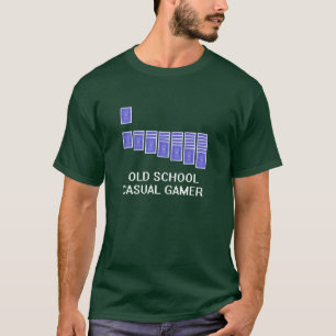 Camiseta Videojugador casual de la escuela vieja