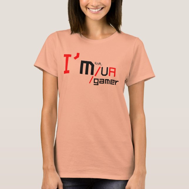 Camiseta ¡Videojugador-chica del wow! (Anverso)