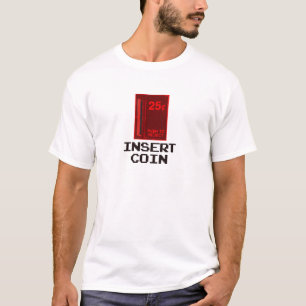 Camiseta Videojugador clásico - inserte la moneda