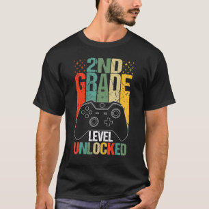 Camiseta Videojugador de 2º grado sin bloquear de vuelta