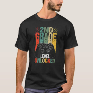 Camiseta Videojugador de 2º grado sin bloquear de vuelta