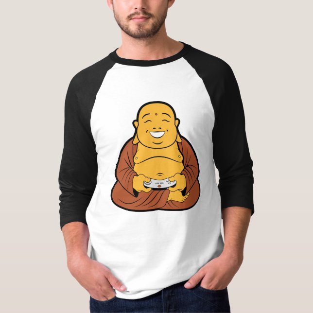 Camiseta videojugador de Buda (Anverso)