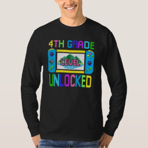 Camiseta Videojugador de vuelta al cole nivel 4º grado desb